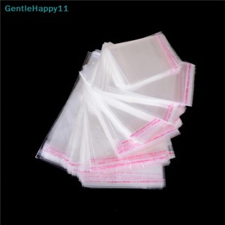 Gentlehappy ถุงพลาสติกใส มีกาวในตัว สําหรับใส่เครื่องประดับ 100 ชิ้น ต่อถุง