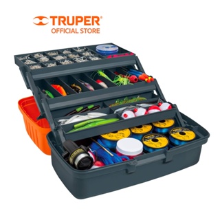 TRUPER 10539 กล่องเครื่องมือ ขนาด 9"x16"x8.1/2" นิ้ว (CPE-16N)