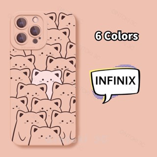 เคสโทรศัพท์มือถือแบบนิ่ม กันกระแทก ลายแมวน่ารัก แฟชั่นยอดนิยม สําหรับ Infinix Note 12 Pro 4G 5G 12i VIP G96 Smart 6