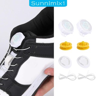 [Sunnimix1] เชือกผูกรองเท้า ปรับได้ สําหรับรองเท้าผ้าใบ