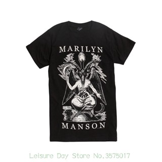 เสื้อยืด ลาย Marilyn Manson Baphomet สําหรับผู้ชาย