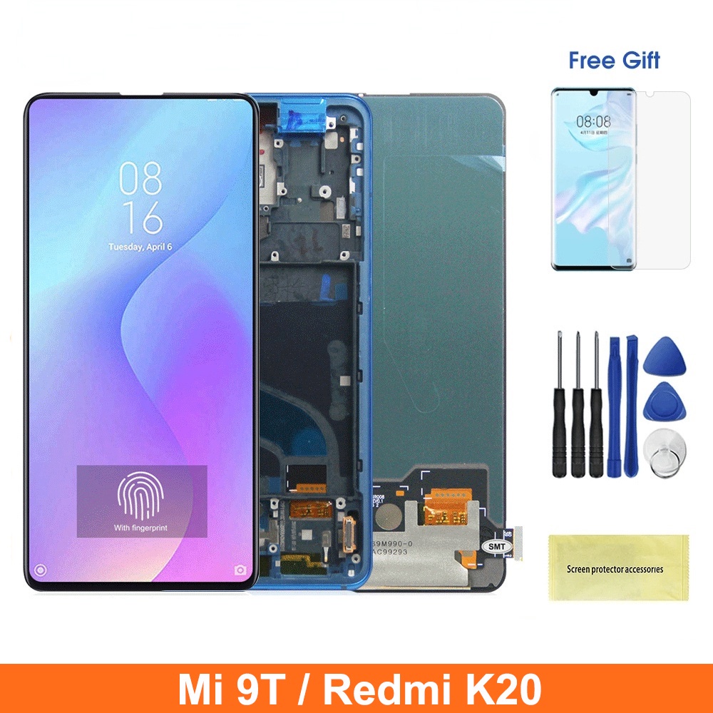 <พร้อมกรอบ> จอ lcd for Xiaomi Mi 9T Pro Redmi K20 Pro K20 Mi9T หน้าจอ แท้ OLED/Amoled