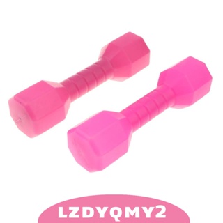 [Lzdyqmy2] ของเล่นดัมเบล น้ําหนักเบา สําหรับเด็กอนุบาล ออกกําลังกาย 1 คู่