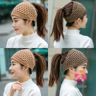 Taika ผ้าคาดผมวินเทจ ไหมพรมถักเครื่อง เหมาะกับฤดูหนาว สําหรับผู้หญิง headband
