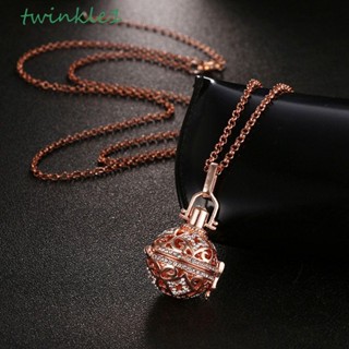 Twinkle1 จี้ล็อกเก็ต ลายดอกไม้ แบบเปิดได้ แฟชั่น
