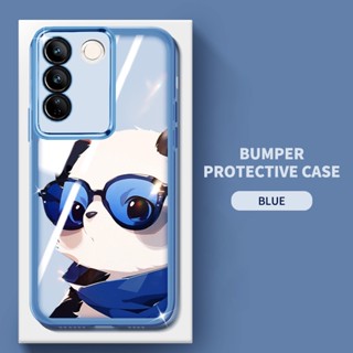 Ybd เคสโทรศัพท์มือถือแบบนิ่ม TPU ใส กันกระแทก ลายแพนด้าน่ารัก สําหรับ Vivo V27 Pro S16 Pro S16E V27E 4G V25 Pro