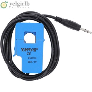 Yelgirlb หม้อแปลงไฟฟ้า เซนเซอร์วัดกระแสไฟฟ้า SCT013-030 30A 1V สีฟ้า