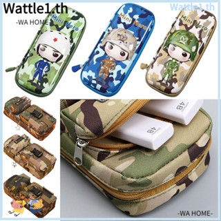 Wttle กระเป๋าดินสอ มีซิป สามมิติ สําหรับใส่เครื่องเขียน