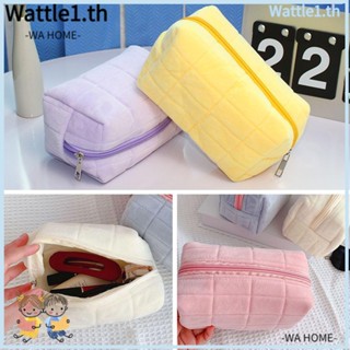 Wttle กล่องดินสอ ผ้าแคนวาส แบบพกพา สําหรับใส่เครื่องเขียน