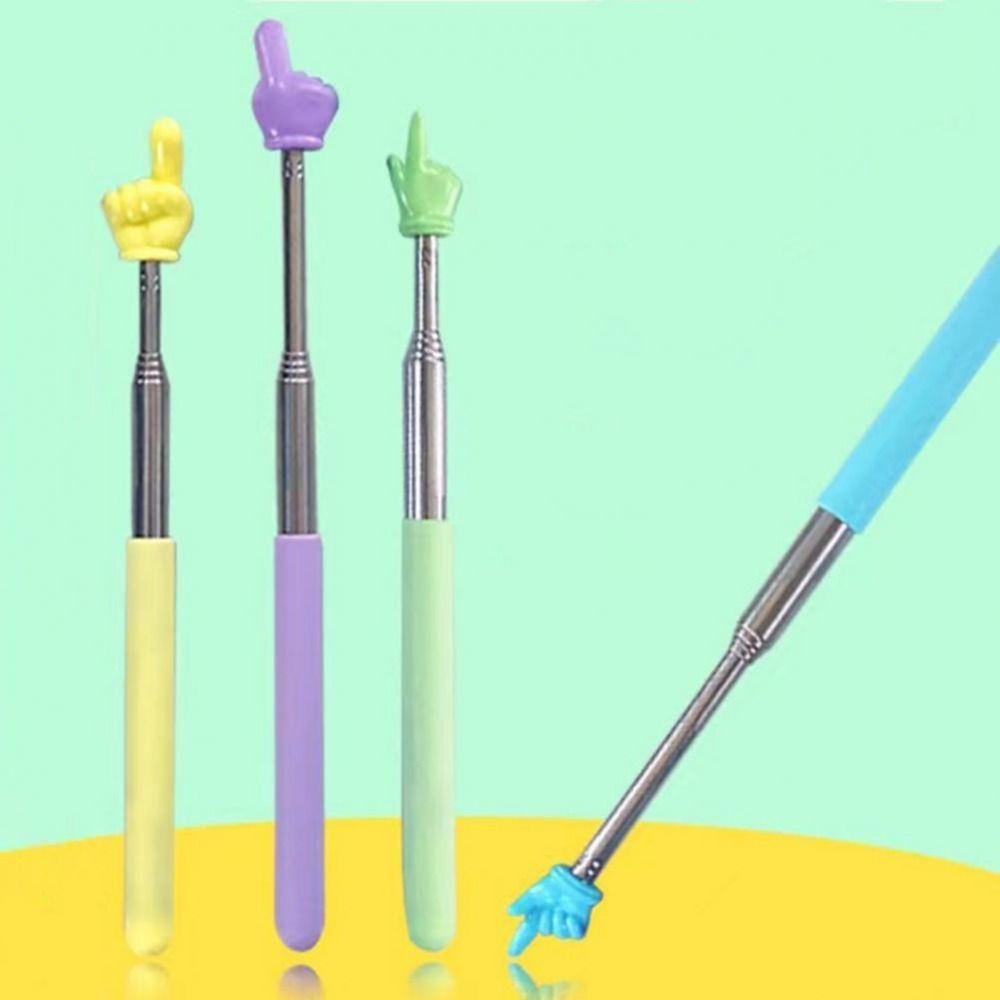 Qqmall ไม้ชี้อ่านหนังสือ กันลื่น ยืดหดได้ ขนาดเล็ก แบบพกพา สําหรับเรียนการสอน - รูปที่ 7