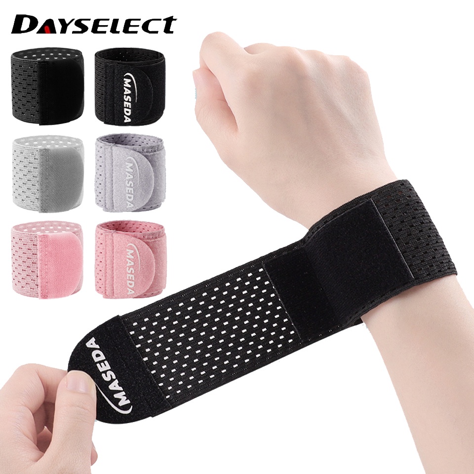 Dayselect สายรัดข้อมือ ข้อมือ แบบบาง ปรับได้ บรรเทาอาการปวดข้อมือ สําหรับผู้ชาย ผู้หญิง ออกกําลังกาย