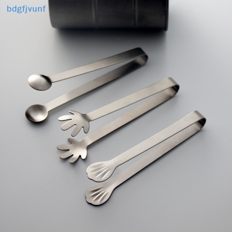 BDGF คลิปสแตนเลสแหนบน้ําตาลอาหารคลิปบาร์บีคิว Ice Clamp เครื่องมือบาร์ครัวเสิร์ฟ Tong อุปกรณ์ครัว TH