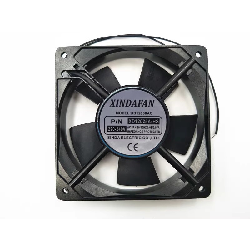 XINDAFAN XD12025A2HS 12CM 220V 12025 เต็นท์ตกแต่งผ้าม่าน