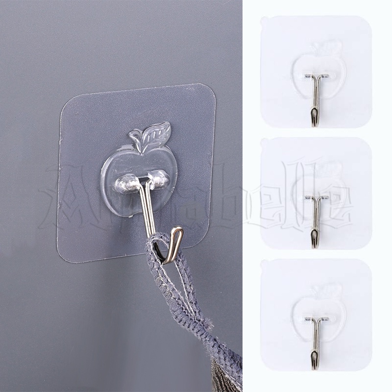 ที่แขวนปลั๊กไฟ USB / ตะขอติดผนัง ไม่ต้องเจาะ อเนกประสงค์ / ตะขอเก็บของ แบบใส มีกาวในตัว / ตะขอแขวนกุญแจ ติดผนัง ประตูบ้าน ตะขอจัดระเบียบเสื้อผ้า