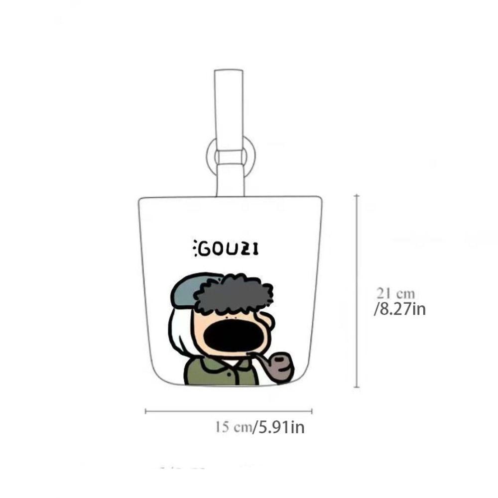 Bliss Canvas Bucket Bag, Letter Print Cartoon Tote Bag, Cute Mommy Bag Cartoon Large Capacity Print Canvas Handbag Girls