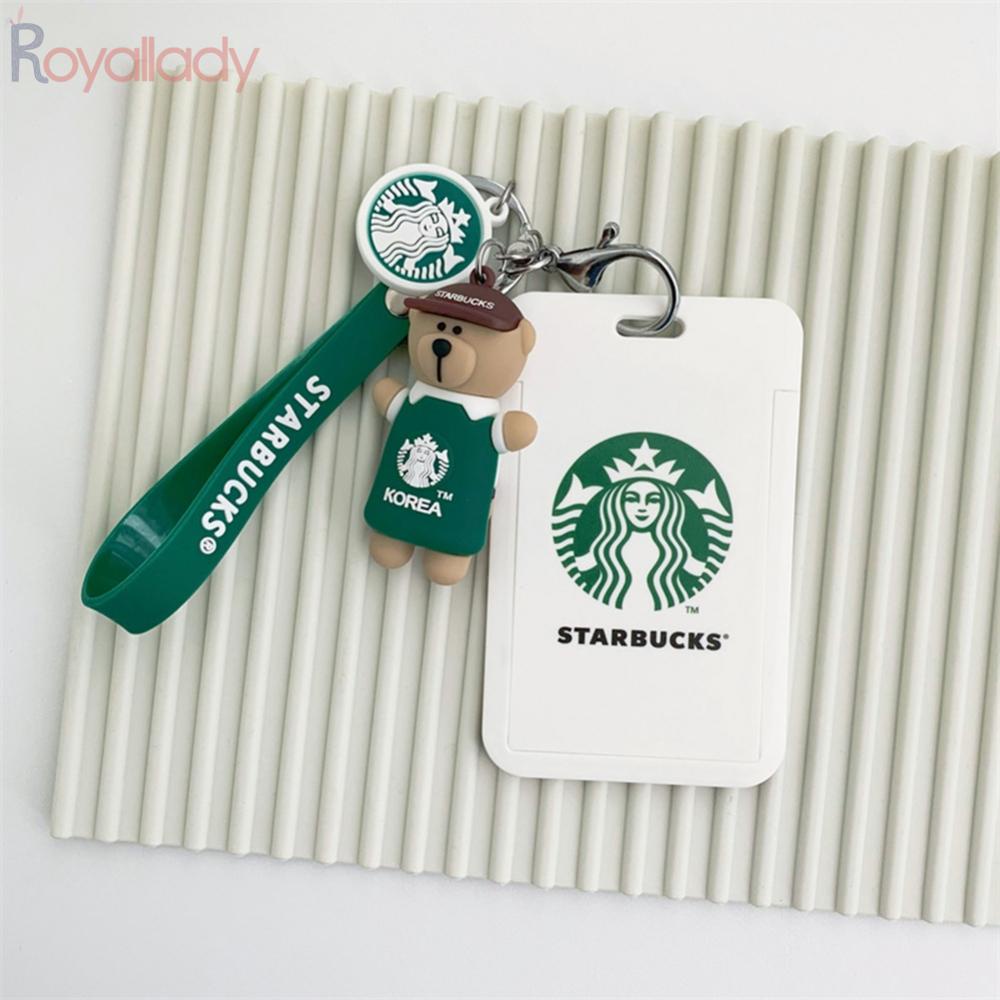 #ROYALLADY#Card Holder Card Key Chain Student Card Chain ID Card Key Chain Starbucks