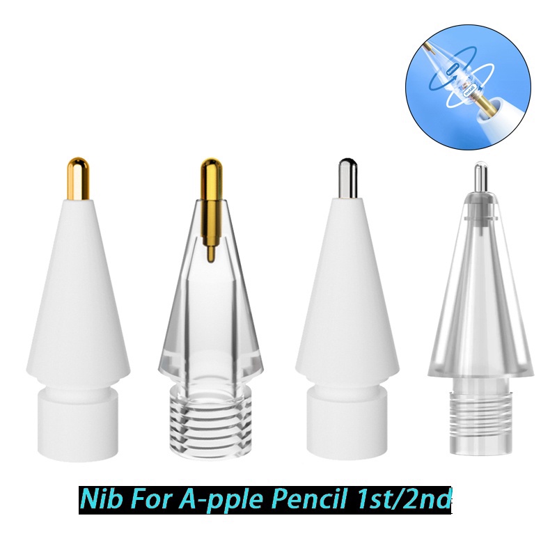 [โปร่งใส] หัวปากกา สำหรับ Pencil Tip รุ่น 1 2 ฟิล์มกระดาษ หัวปากกาไอแพด หัวสำรอง