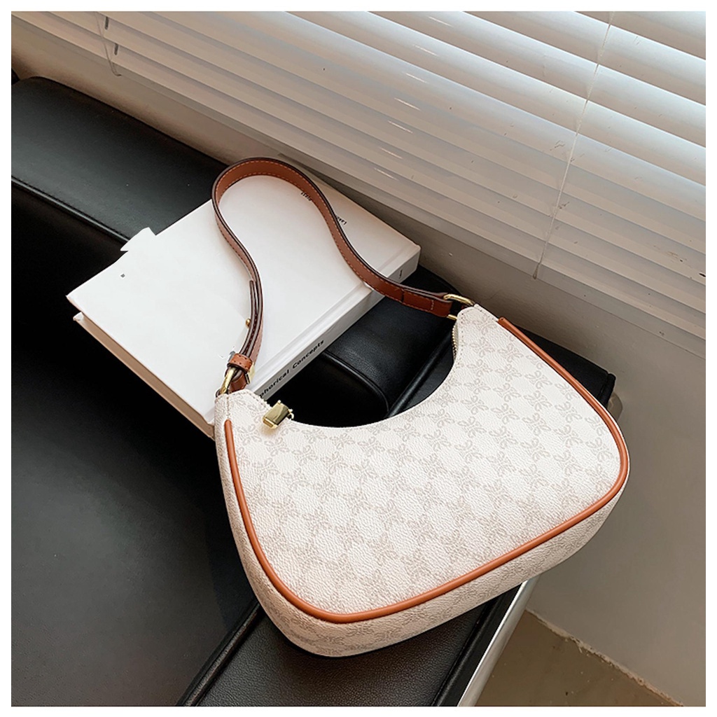 Baguette Bag กระเป๋าสะพายข้าง กระเป๋าบาแกตต์  กระเป๋าผู้หญิง วัสดุหนังPU  iDigital