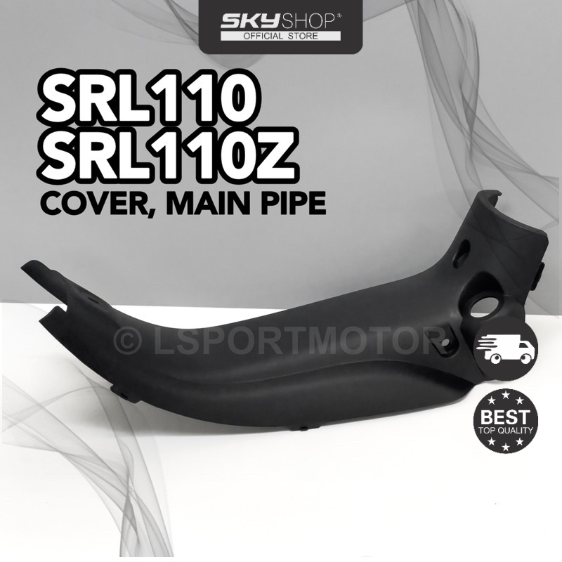 LAGENDA SRL110 / SRL110Z COVER, MAIN PIPE (MATTE BLACK) 5TF-F842M-00 YAMAHA LAGENDA110Z INNER FRONT 