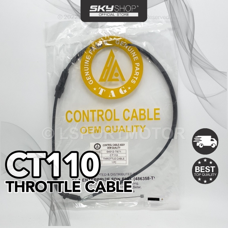 MODENAS CT110 สาย THROTTLE 54012-T671 CT 110 (S)