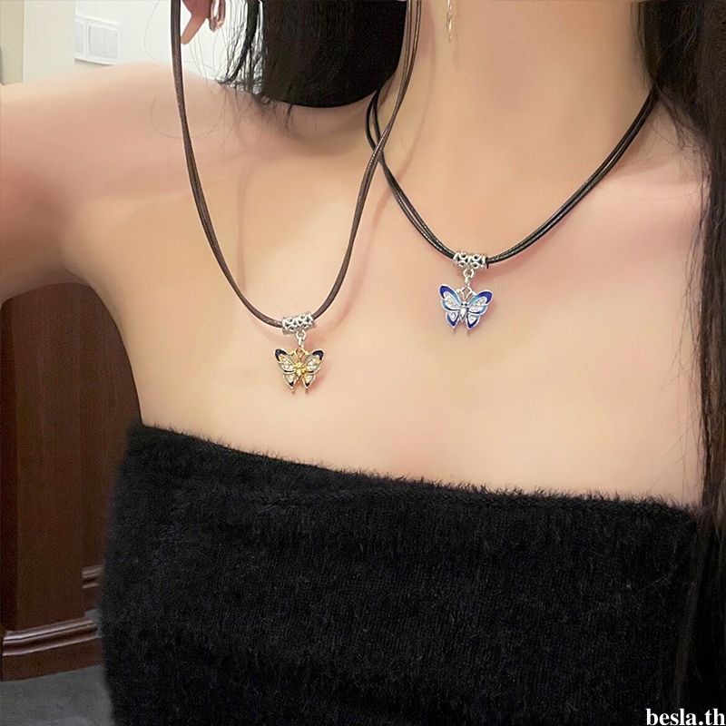 🔥🔥🔥ใหม่ สร้อยคอโซ่ จี้รูปดวงจันทร์ สไตล์จีน น่ารัก ระดับไฮเอนด์ เครื่องประดับ สําหรับคู่รัก