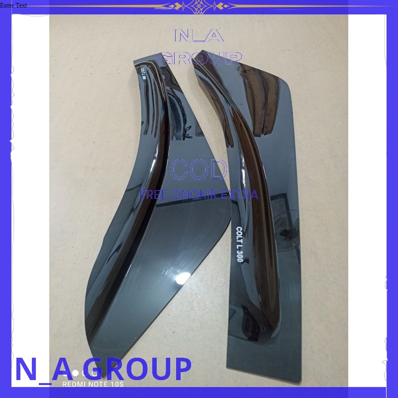 MITSUBISHI L300 WATER GTTER BUTTERFLY MODEL SET 2 ประตู