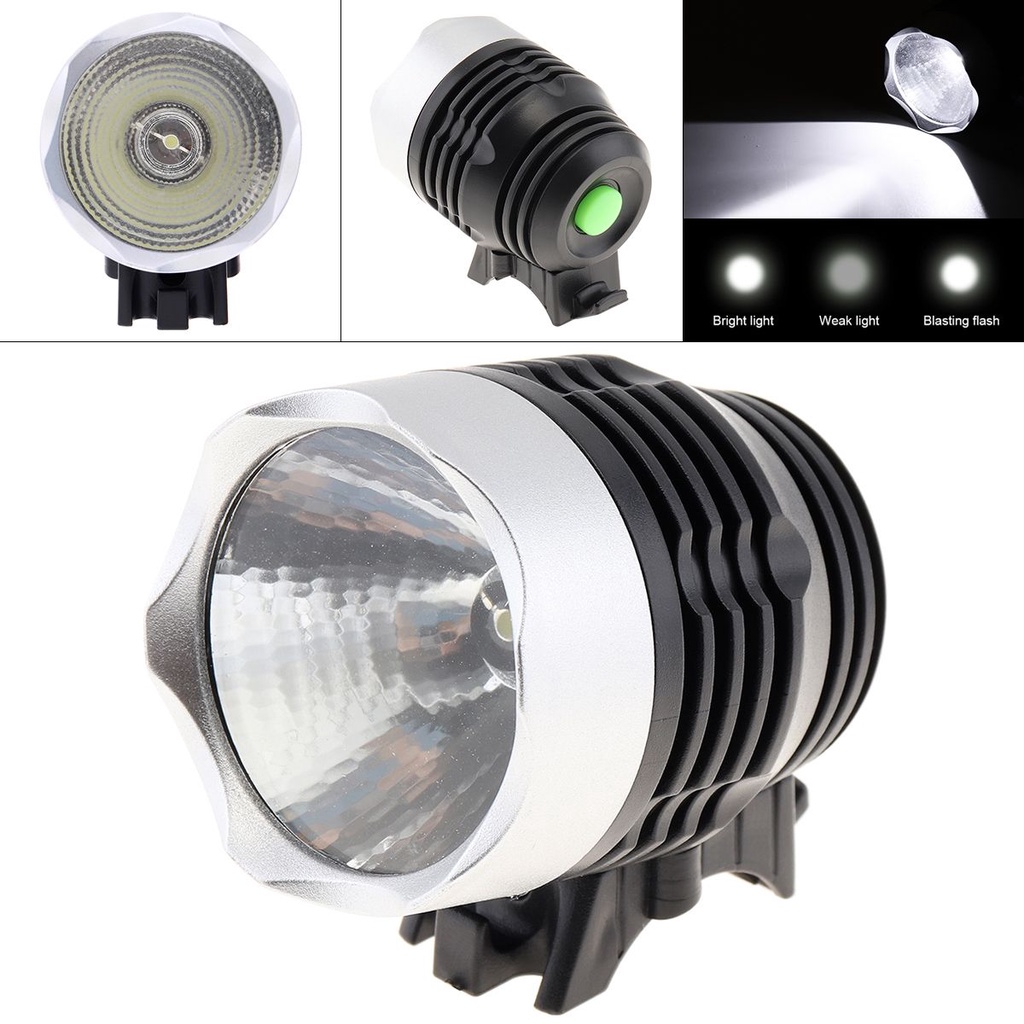 ไฟหน้าจักรยาน LED IP65 กันน้ํา พร้อม 3 โหมด สําหรับขี่จักรยานกลางคืน อุปกรณ์การเดินทาง / จักรยานเสือภูเขา