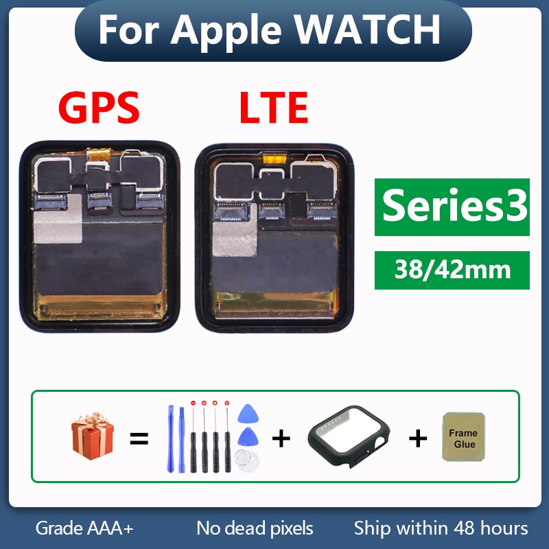 Oled หน้าจอแสดงผลสัมผัสดิจิทัล LCD GPS LTE iWatch 38 มม. 42 มม. สําหรับ Apple Watch Series 3 Edition