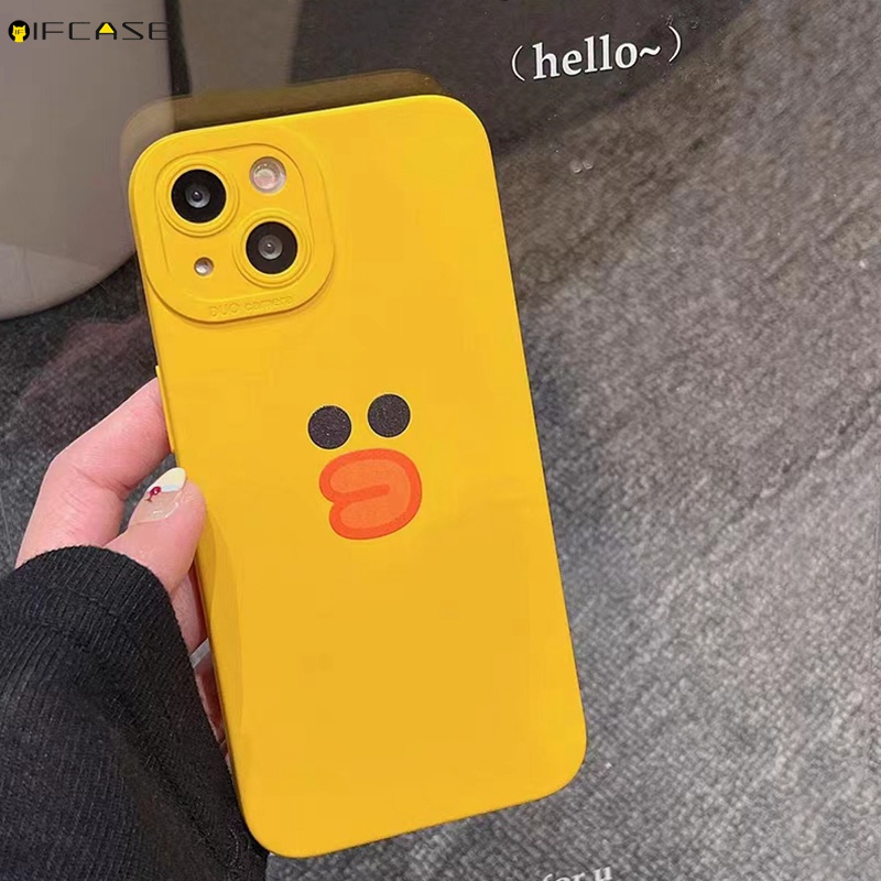 เคสโทรศัพท์มือถือ ซิลิโคนนุ่ม ผิวด้าน ลายการ์ตูนหมี กระต่าย เป็ดสีเหลือง ไก่น่ารัก สําหรับ iPhone 11 Pro XS Max XR X 7 8 6 6s Plus ราคา ถูกที่สุด ดีลบีเคเค แกลเลอรีภาพที่ 2