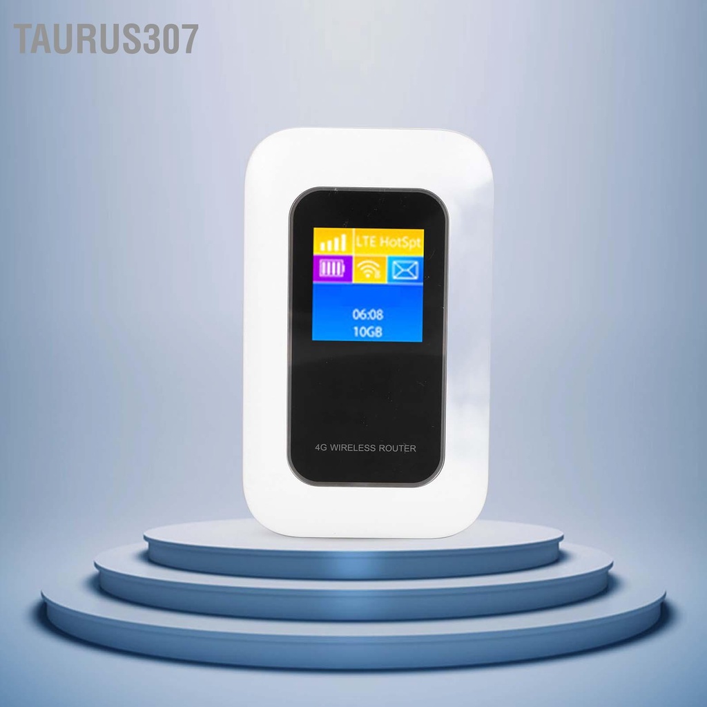 Taurus307 Mobile WiFi Hotspot 5G 4G LTE ปลดล็อกอุปกรณ์ แบบพกพา Mini Router พร้อมซิมการ์ดสล็อตสำหรับเดินทาง