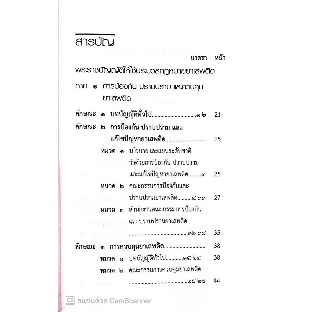 (ตำหนิ)ประมวลกฎหมาย ยาเสพติด พ.ศ.2564 พร้อม พ.ร.บ.วิธีพิจารณาคดียาเสพติดพ.ศ.2550 พิมพ์ พ.ย.65 (ขนาดกลาง ปกอ่อน) JUSTICE - รูปที่ 2