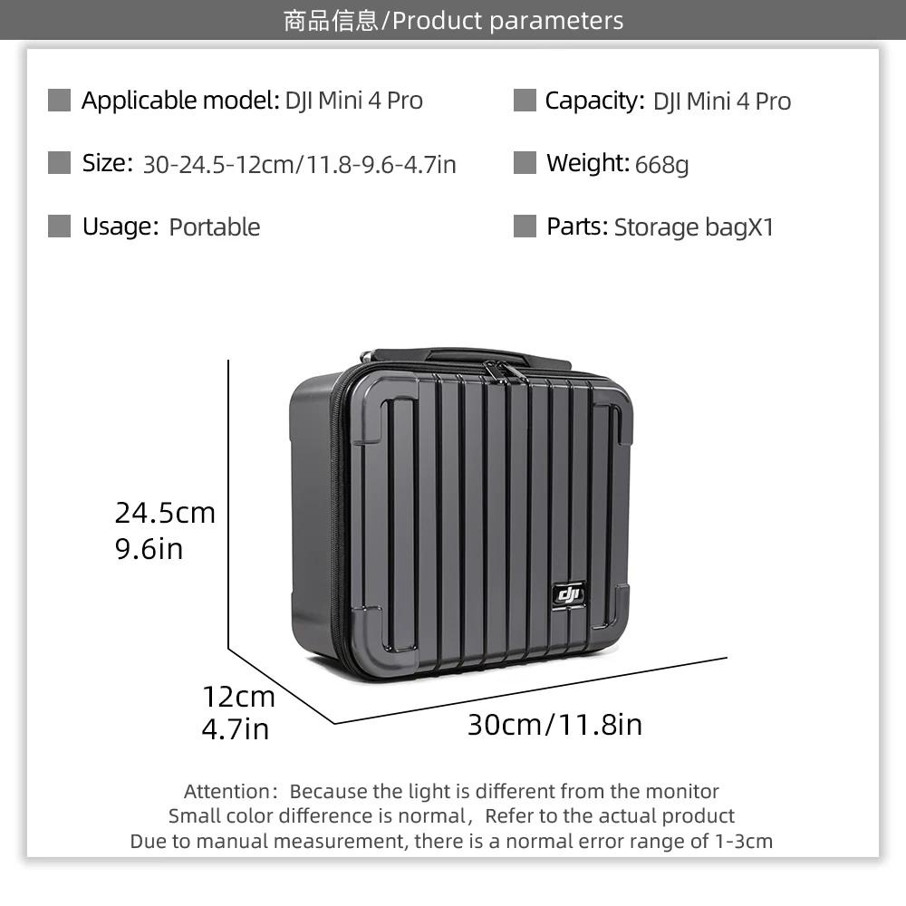 เคสกระเป๋าแข็ง ป้องกัน สําหรับ DJI Mini 4 Pro RC 2 RC-N2 Mini 4 Pro