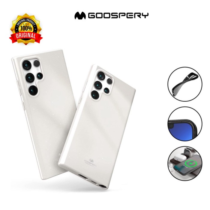 เคส Samsung Galaxy S22 Ultra Pearl Jelly Case Goospery Original Case