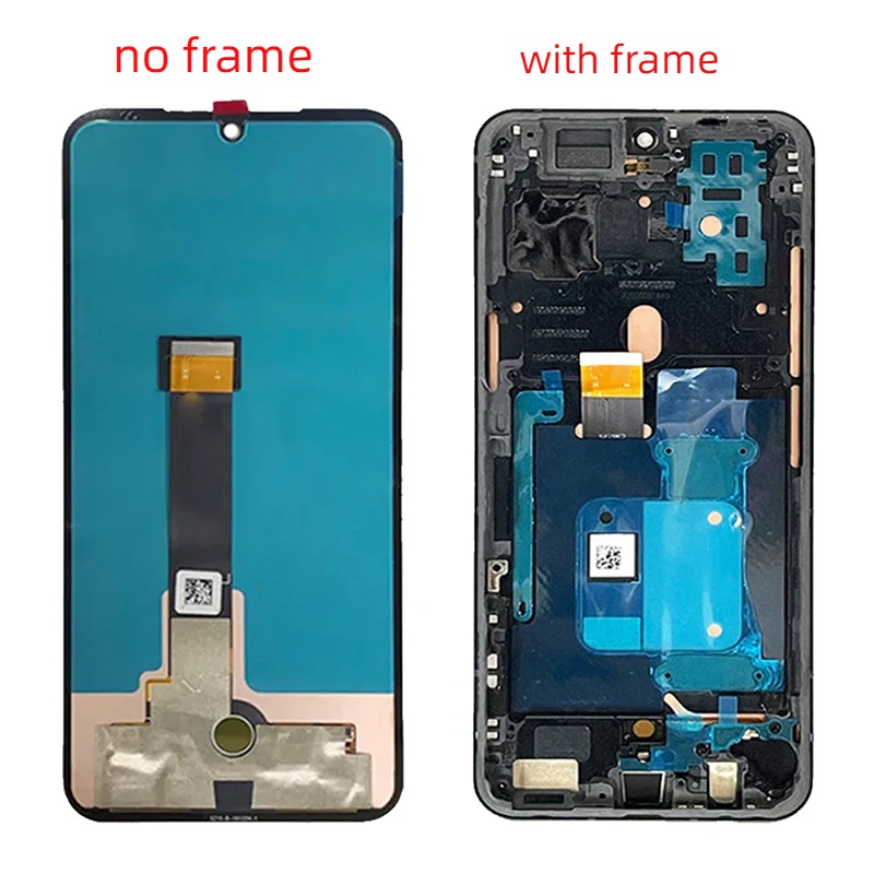 Amoled สําหรับ LG V60 LM-V600 A001LG จอแสดงผล LCD Touch Screen Digitizer Assembly/พร้อมกรอบ