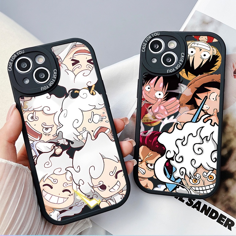 เคสโทรศัพท์มือถือ ซิลิโคนนิ่ม ลายการ์ตูนอะนิเมะ เด็กผู้ชาย ลูฟี่ โกโจ เซเตอร์รู สุดเท่ แฟชั่น สําหรั