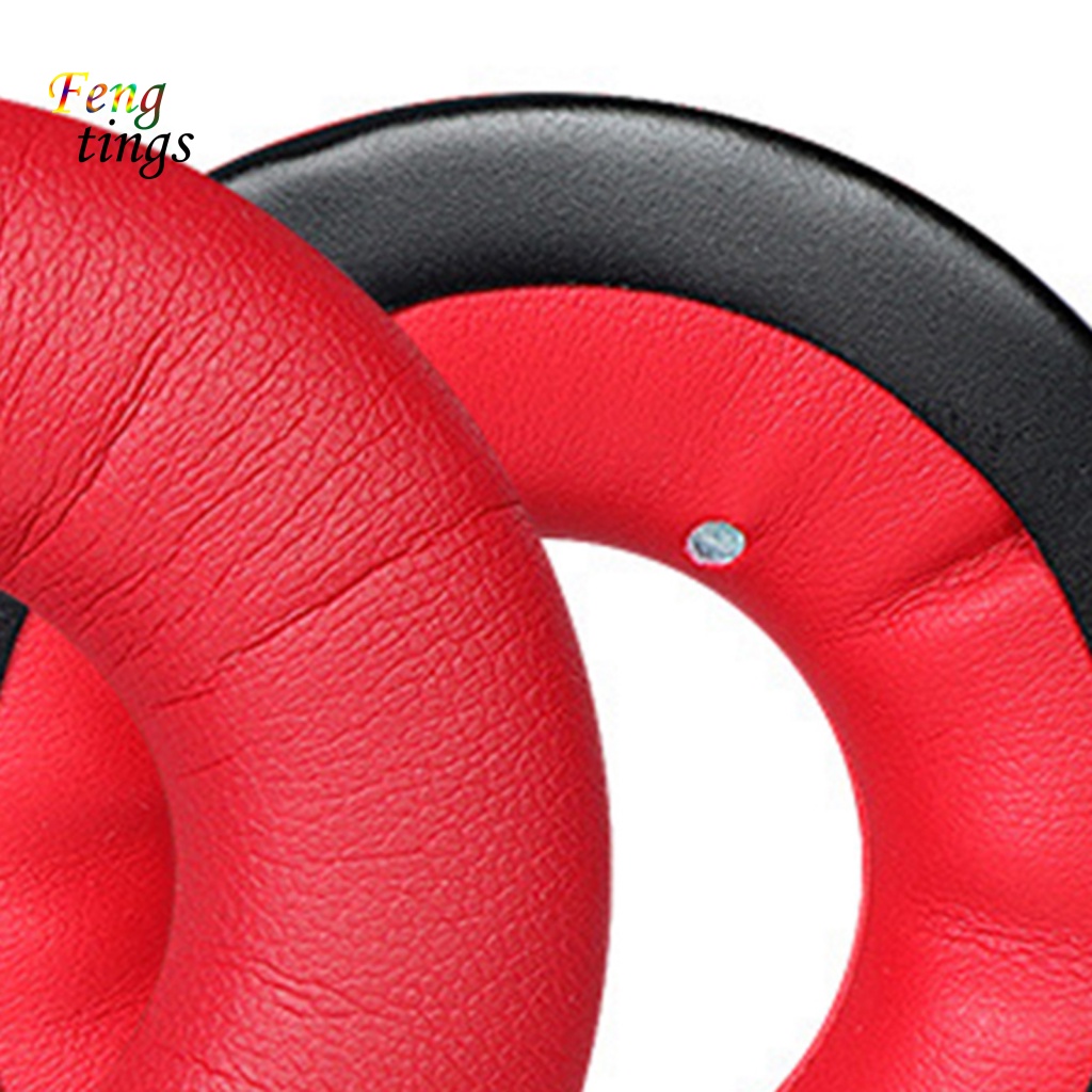 [Ft] ฟองน้ําครอบหูฟัง หนังเทียม กันลื่น กันเสียงรบกวน สําหรับ Sennheiser HD25-1II HD25 HD25SP 25SP-II 1 คู่