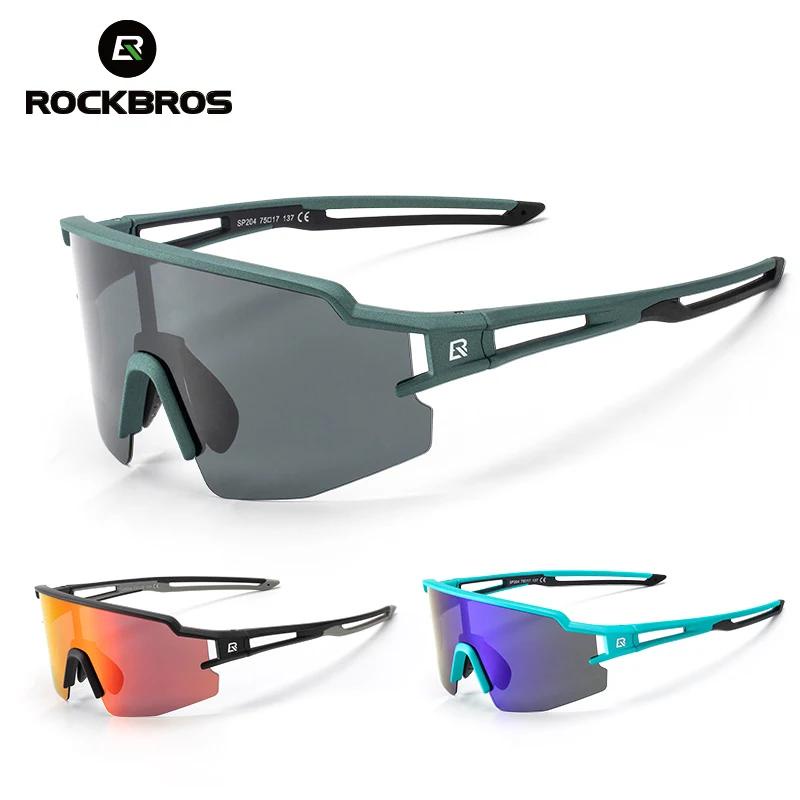 Rockbros แว่นตากันแดด UV400 เลนส์โพลาไรซ์ โฟโตโครมิก สําหรับขี่จักรยาน ตกปลา เดินป่า เล่นกีฬา