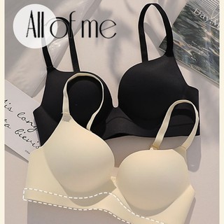 Allofme ผู้หญิง ไร้รอยต่อ ยกทรง เซ็กซี่ ไร้รอยต่อ ชุดชั้นใน ปรับได้ ไร้สาย ชุดชั้นในดันทรง ชุดชั้นในใกล้ชิด