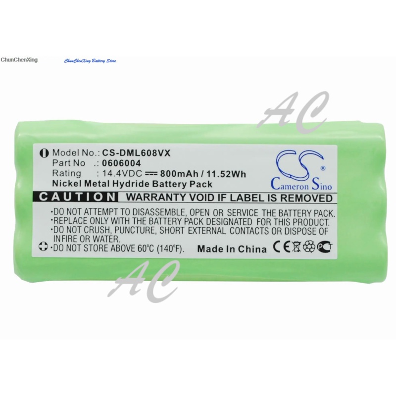 AC Cameron Sino 1800mAh Battery 0606004, R1-L051B for Dirt Devil Libero M606, M606-1, M606-2, M607 S