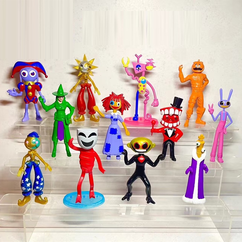 THE AMAZING DIGITAL CIRCUS Digital Circus Animation Action Figure Caine Pomni Clown ของเล่น