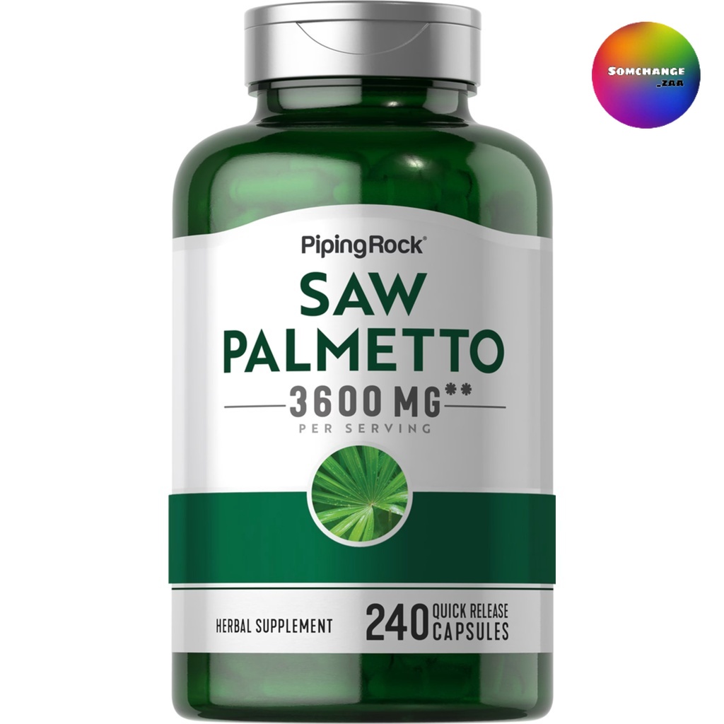 Saw Palmetto 3,600 mg. (240Capsules) ปาล์มใบเลื่อย บำรุงต่อมลูกหมาก ผมร่วง ผมบาง