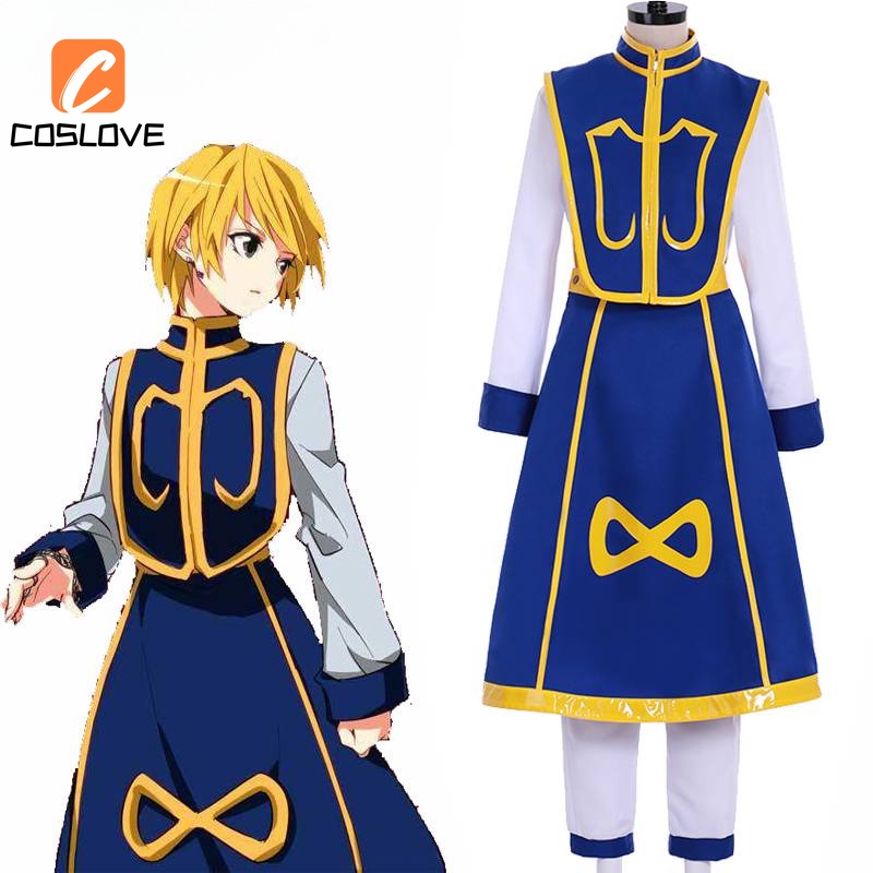 ชุดเครื่องแต่งกายคอสเพลย์ Hunter X Hunter Kurapika สําหรับผู้ใหญ่