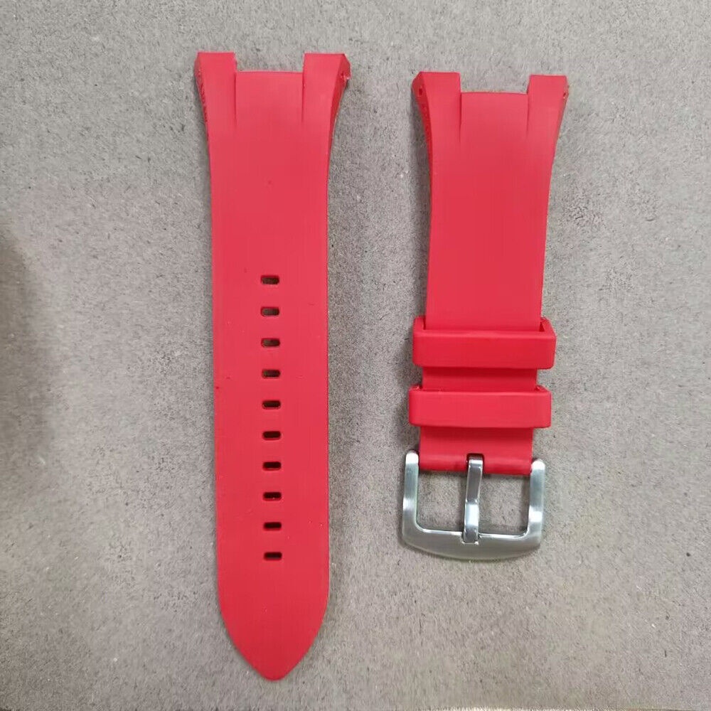สายนาฬิกาข้อมือยาง 31 มม. สีแดง สําหรับ Armani Exchange AX1186 AX1040 AX1281