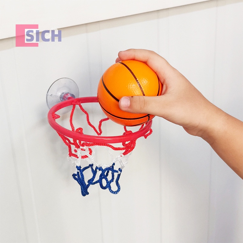 [Sich] ใหม่ ของเล่นเด็ก เกมบาสเก็ตบอล แบบพกพา สําหรับแขวนในร่ม