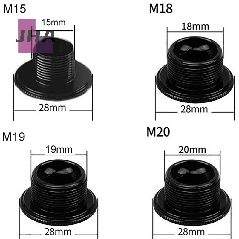 [JHA] ใหม่ ฝาครอบสกรูกะโหลกจักรยาน อะลูมิเนียมอัลลอย M15 -M20 สําหรับจักรยานเสือภูเขา