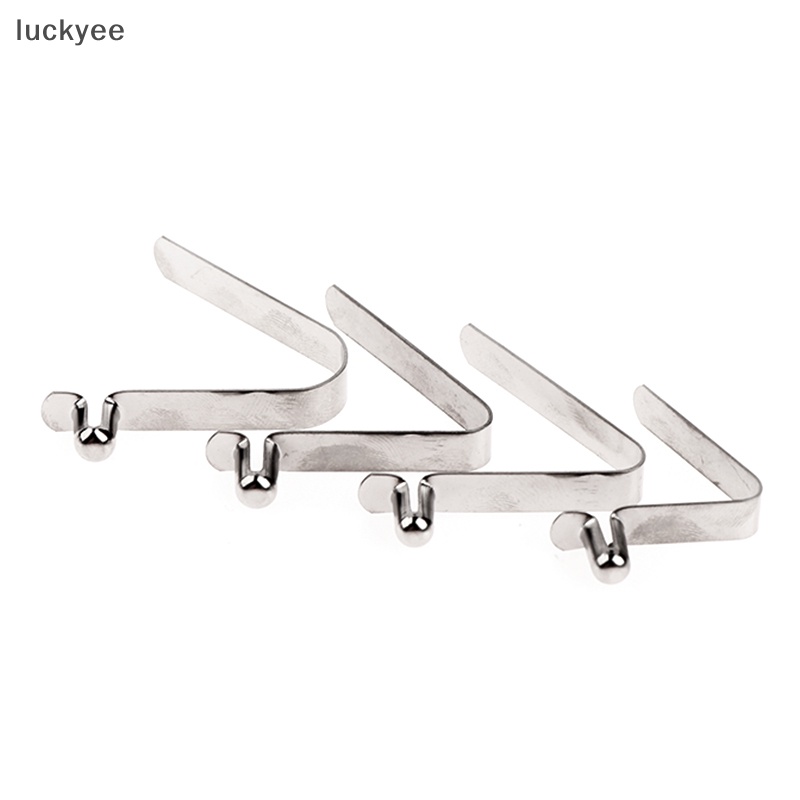 Luckyei คลิปสปริงล็อคเต็นท์ รูปตัว V 5-5.5 มม. 10 ชิ้น