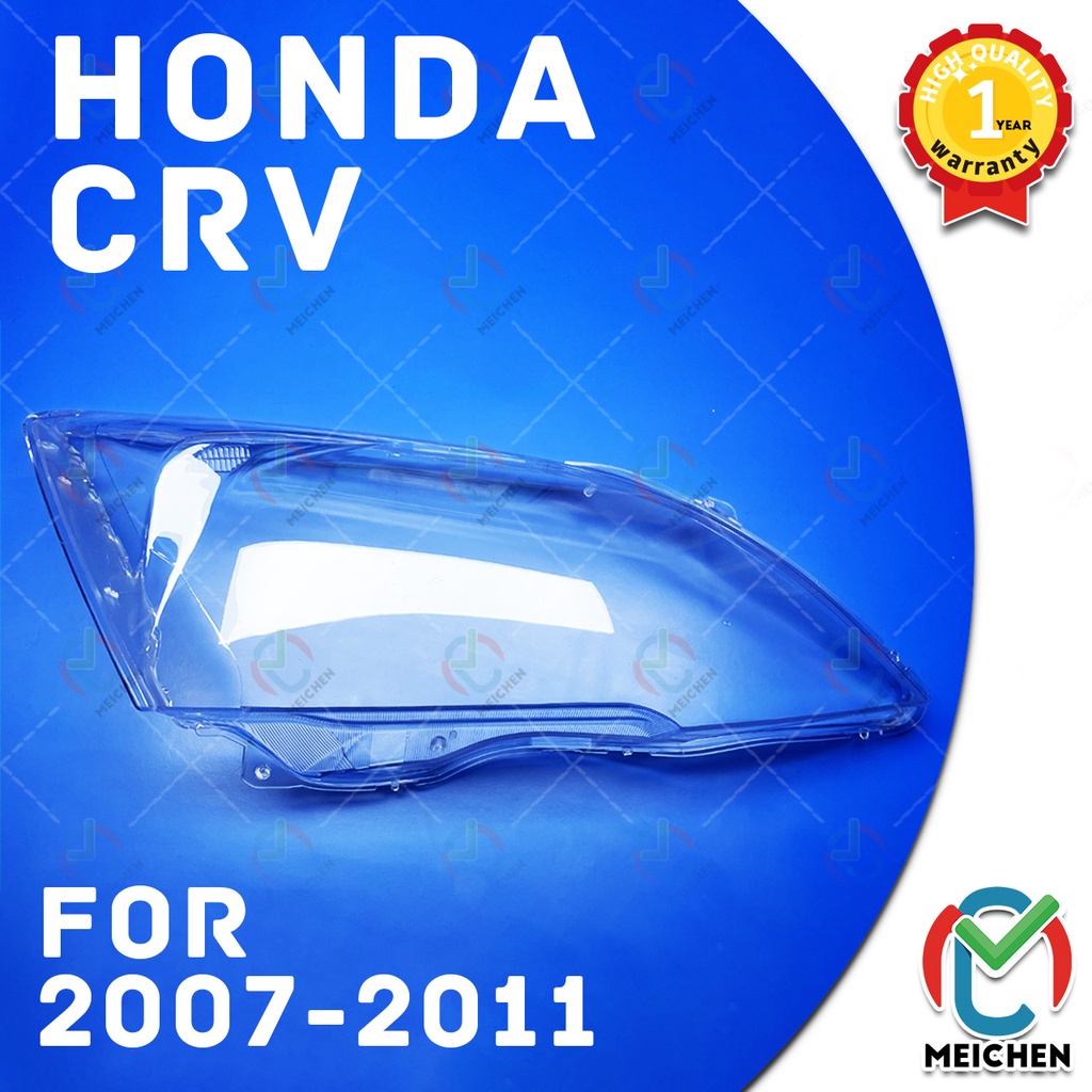 ฝาครอบเลนส์ไฟหน้า สําหรับ ไฟหน้า Honda CRV CR-V (2007-2011) ไฟหน้า โคมไฟหน้า เลนส์ไฟหน้า front lamp 