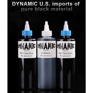Dynamic 240ml Triple Black Tattoo Ink Professional Pigment ส…