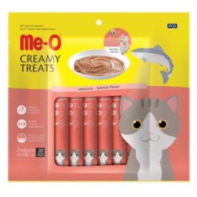 [แพ็ค20ซอง][11แบบ] ขนมแมวเลียมีโอ แมวเลีย มีโอ meo แพ็ค20ซอง สินค้ามีครบทุกรสชาติ - รูปที่ 3