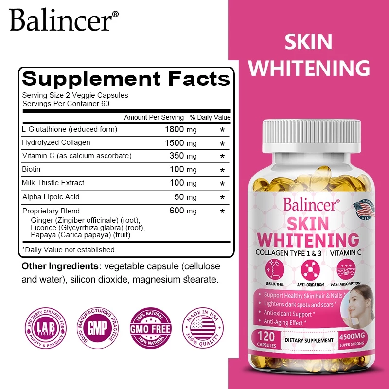 Balincer Glutathione อาหารเสริมผิวขาว thumbnail 7